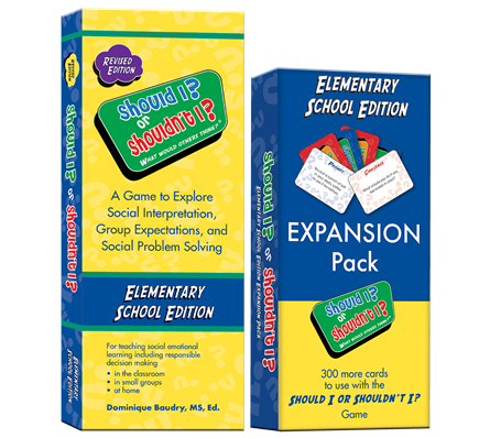 Should I? or Shouldn't I? Elementary Game + Expansion Pack Bundle